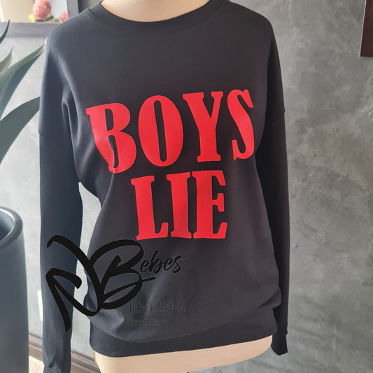 Boys lie sweater