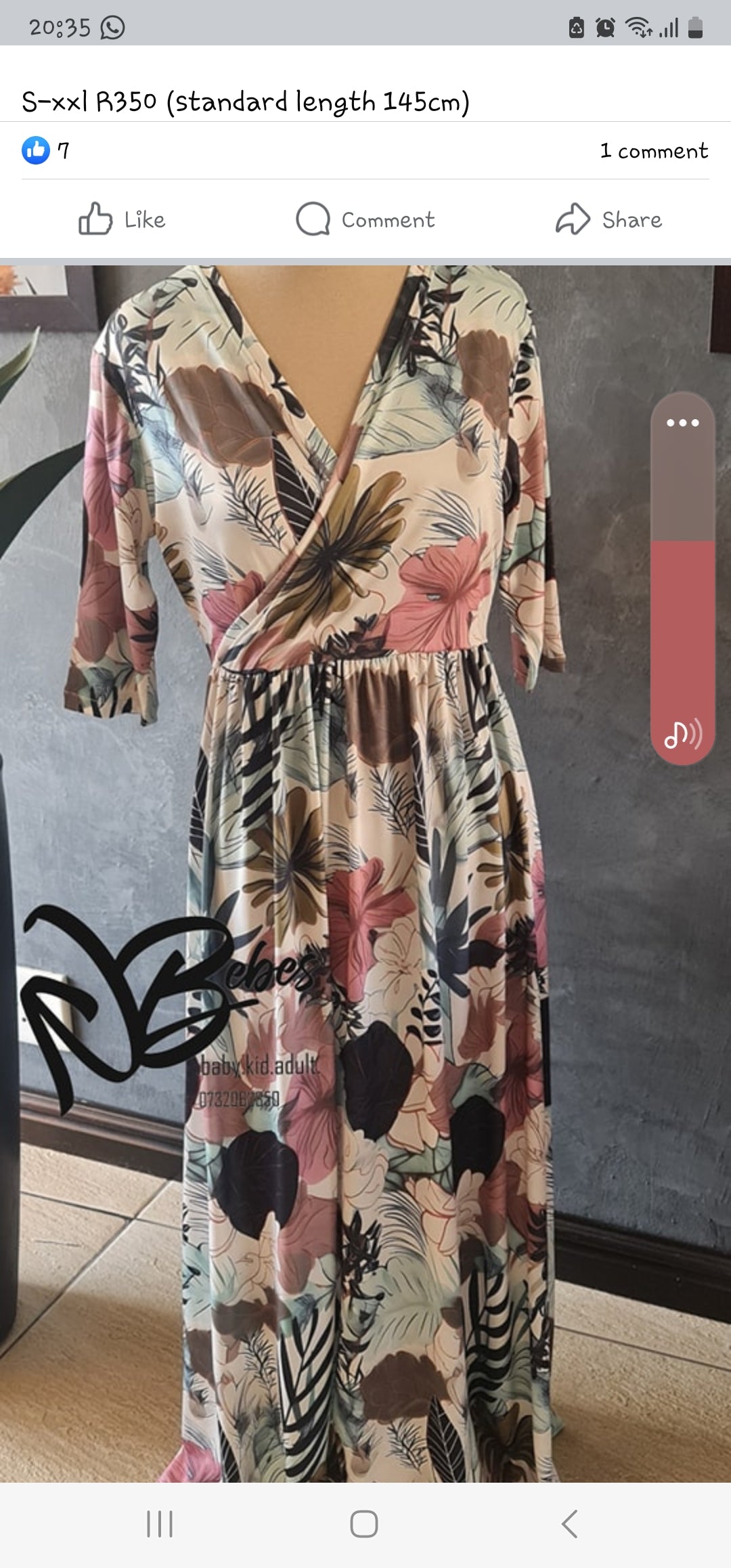 Overlap dress