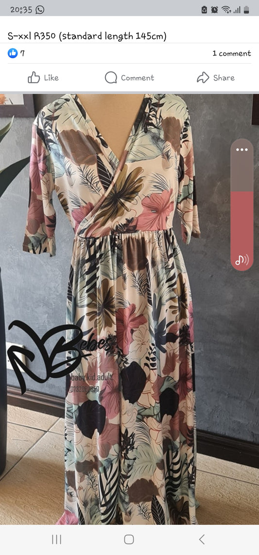 Overlap dress